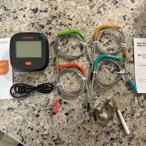 Inkbird IBBQ-4T Smart Bbq Thermometer VGUC No Box